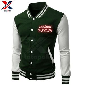Veste bomber unisexe à manches longues en nylon doublé camouflage à forte demande, fermeture à un seul bouton, fabrication directe - Product Image 1