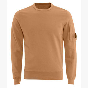 Sweat-shirt épais pour homme en polyester/coton, personnalisé avec impression en relief, 500 g/m², ample, uni, vente en gros, tendance 2025 - Product Image 4