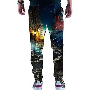 Pantalones Deportivos Sublimados de Calle, 450GSM, Felpa de Poliéster, Pantalones Deportivos Estampados, Proveedor de Fábrica con Etiqueta Privada OEM Personalizada - Product Image 3