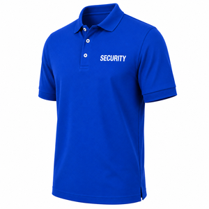 Polo de sécurité unisexe de haute qualité à manches courtes, col côtelé, couleur unie, personnalisable, toutes saisons - Product Image 3
