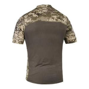 เสื้อยืดแขนสั้นผู้ชาย P1G ผ้าแห้งเร็ว ระบายอากาศได้ดี ทรงเข้ารูป ตรวจจับรอยขาดด้วยเข็ม 100% โพลีเอสเตอร์ ลายพราง LACERTA UA - Product Image 2