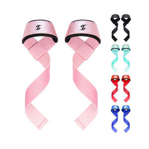 Premium Lifting Straps Soft Padded <b>Wrist</b> <b>Support</b> <b>For</b> Intense Strength Training Weight Lifting Straps - Product Image 1