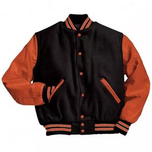 Letterman Varsity <b>Jacket</b> for Men Custom Logo Embroidered Leather Sleeves <b>Baseball</b> <b>Jacket</b> in High Quality Unisex <b>Bomber</b> <b>Jackets</b> - Product Image 3