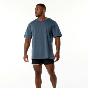 Camiseta de Verano para Hombre de Diseño de Lujo, Vintage, Personalizada, Informal, con Hombros Caídos, Estampado Sencillo, 100% Algodón, Corte Holgado, Stock Americano - Product Image 4