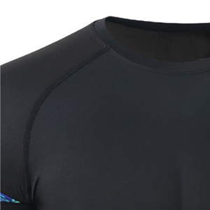 2025 nouveauté Sublimation imprimé hommes Rash Guard à vendre couleur unie Logo personnalisé conception hommes Rash Guard à bas quantité minimale de commande - Product Image 5