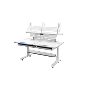SMARTKID Modern Design <b>Desk</b> Duo Pro Plastic School Furniture with <b>Height</b> <b>Adjustable</b> Feature for Bedroom and Living Room - Product Image 4
