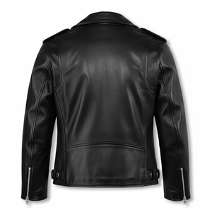 Chaqueta de Cuero Personalizada de Alta Calidad con Bordado Personalizado, Chaquetas de Cuero Holgadas de Nuevo Diseño, Chaqueta de Cuero Entallada para Hombre para Invierno - Product Image 2