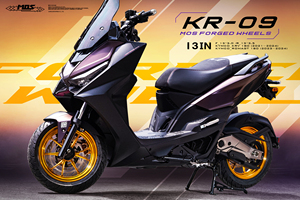 Jantes en alliage d'aluminium forgé MOS KR09 pour Kymco KRV / RomaGT 180 Series - Product Image 6