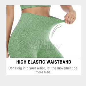 ชุดออกกำลังกาย ชุดโยคะ คุณภาพสูง ชุดออกกำลังกายไร้รอยต่อ แห้งเร็ว ระบายอากาศ ชุดโยคะสำหรับผู้หญิง ขายออนไลน์ - Product Image 2