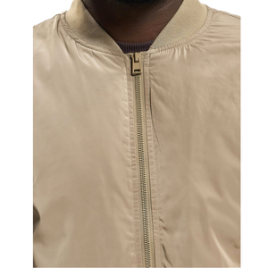 Blouson bombardier décontracté Slim Fit pour hommes fermeture éclair col montant plaid d'automne à l'intérieur de la mode manteaux coupe-vent blouson bombardier - Product Image 4