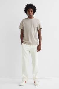 T-Shirts blancs en coton à anneaux Super doux personnalisés - Product Image 5