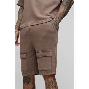 Top qualité sur mesure décontracté hommes Shorts 100% coton multi-poches Cargo cordon taille respirant Shorts pour hommes - Product Image 6