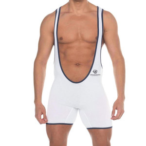 ชุดยูนิฟอร์มมวยปล้ำผ้าเนื้อนุ่มราคาส่ง ใส่สบาย เคลื่อนไหวง่าย เหมาะสำหรับยิมและการแข่งขัน - Product Image 1