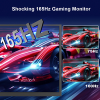 Gaming Monitor 27 Inch Portable Gaming Monitor 165Hz 2.5k HDR USB-C VESA Stand Portable LCD Display