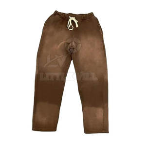 Survêtements en coton délavé personnalisés pour hommes, imprimé animal, antibactérien, best-seller, grande taille, design d'hiver, poids lourd - Product Image 4