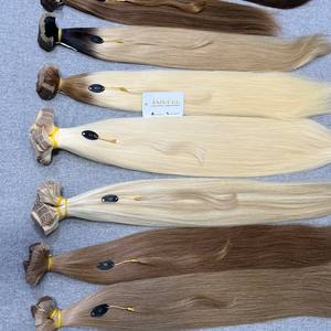 Extensiones de Cabello Humano Vietnamita Virgen Multicolor con Cinta Adhesiva, Precio de Fábrica, Rubio Cenizo y Piano Destacados - Product Image 6