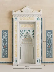Arche / Portail d'entrée en marbre architectural blanc naturel sculpté à la main, résistant aux intempéries, entièrement personnalisable, design moderne pour - Product Image 2