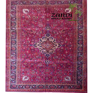 Alfombra persa Mashad única en su tipo de 11'2 x 19'3 - Product Image 1