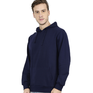Sudadera Personalizada para Hombre, Color Azul Marino, Tejido Grueso, 100% Algodón Orgánico, Impresión de Alta Calidad, Estilo Urbano, Talla Grande, para Invierno - Product Image 2