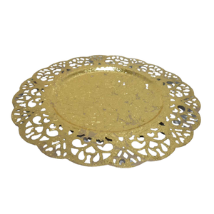 Vente chaude Fer Plaque Ronde Blanc Couleur Grande Taille Plat Et Plateau Pour Servir La Maison Et La Cuisine Ware Décoratif - Product Image 3