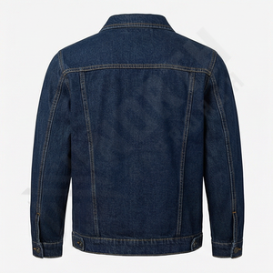 Veste en jean pour homme, nouvelle collection, en coton, pour l'extérieur, couleur unie, streetwear, pour le printemps, prix abordable, vêtement d'extérieur tendance - Product Image 2