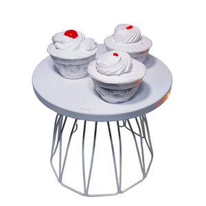 Soporte de pastel hecho a mano de cobre antiguo Metal de la más alta calidad para eventos y fiestas en casa con estilo Lujoso para compradores - Product Image 6