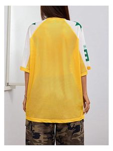 Unisex Custom V-Neck Oversized Football Jersey Breathable <b>Printed</b> Jersey for Men and Women Players Comfortable and Stylish - Product Image 4