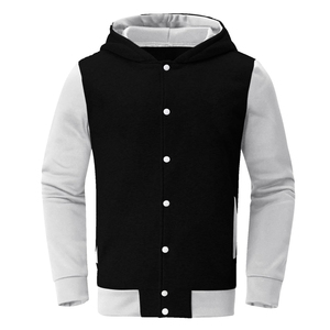2026 Urban Edge Varsity Jacket Modern Street wear Bomber con rayas acanaladas Trim Letterman Coat para hombres y mujeres - Product Image 5