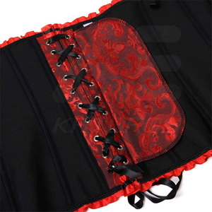 Latest Style Solid Color Women Over Bust Corset with Neoprene <b>Tummy</b> <b>Control</b> Breathable Fabric-Wholesale Customized Shapewear - Product Image 5