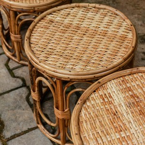 Vente en gros TienPhong! Amareta Tissé Moda Table d'appoint en rotin naturel pour la décoration de meubles de maison Prix bon marché dans le salon - Product Image 4