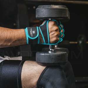 Gants de sport en néoprène rembourrés en silicone pour entraînement croisé et enveloppement de poignet réglable WOD pour entraînement de gymnastique d'haltérophilie Fitness - Product Image 5