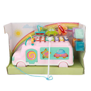 Autobús Colorido y Alegre con Instrumento Musical - Rosa - Product Image 6