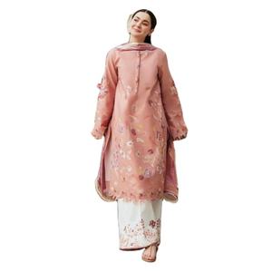 ชุดแต่งงานผู้หญิงดีไซน์ใหม่ล่าสุด คุณภาพสูง ผ้าลูกไม้ปักลาย สำหรับงานพิธีการและสวมใส่ลำลอง แบบเย็บและแบบไม่เย็บ - Product Image 6