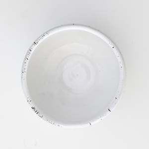 Tazón de Matcha Midorizumi Blanco con Patrón de Grietas Verde Oscuro - Product Image 6