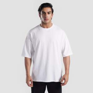 เสื้อยืด GAI-Tee (สีขาว) ผ้าคอตตอนเจอร์ซีย์ 100% ระบายอากาศได้ดี สไตล์สตรีท พิมพ์ลาย สำหรับผู้ชาย น้ำหนัก 180 กรัม ดีไซน์โลโก้แบบเรียบง่าย - Product Image 1