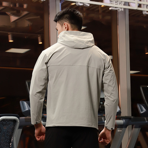 Custom Logo Men's Windbreaker Hoodie <b>Jacket</b> Coat New Design Outdoor Wear for Hiking & Mountain <b>Cycling</b> Camouflage Pattern Zipper - Product Image 3