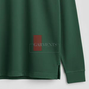 เสื้อเชิ้ตแขนสั้นผู้ชาย กระดุมติด ผ้าถัก ปักโลโก้ได้ ระบายอากาศดี ผ้าฝ้าย 100% รับผลิตแบบ OEM ODM คุณภาพสูง เสื้อลำลองสำหรับองค์กร - Product Image 3
