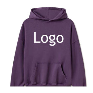 Venta caliente nuevo cómodo logotipo personalizado hombres Sudadera con capucha suelta sudaderas básicas algodón mezclado invierno pulóver hombres sudaderas con capucha en Nurak - Product Image 2
