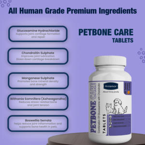 Aniamor Pet e Bone Care Tablets OEM Suplemento para Animais - Product Image 2