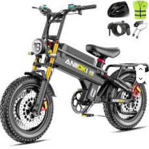 OFERTA TOP, EN STOCK, Bicicleta Eléctrica Original Nueva de 5600W con Doble Motor, eBike 2025 A8 PRO MAX, 45MPH, 60V, 70/80Ah - Product Image 1