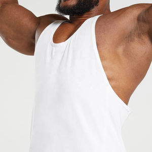 เสื้อกล้ามผู้ชายถักนิต ระบายอากาศ แห้งเร็ว สั่งทำได้ สีพื้น ใส่สบายๆ สำหรับฤดูร้อน บริการ OEM MOQ ต่ำ คุณภาพเยี่ยม ใหม่ 100% - Product Image 6