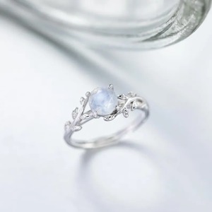 Minimalist 925 Sterling Silver Blue Moonstone Vintage Engagement <b>Ring</b> Women's Handmade <b>Indian</b> Third Party Certified Rajasthan - Product Image 4