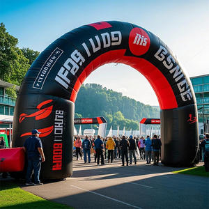 قابل للنفخ خط البداية النهاية قوس سباق الماراثون موسيقى الديكور مهرجان مدخل قابل للنفخ قوس للخارج - Product Image 1