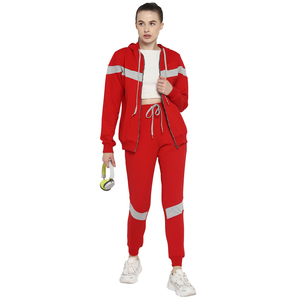 OEM Custom Logo Womens Color Block Full Zip up Jogger Sportswear Jogging Sets Sweatsuit <b>Plain</b> <b>Tracksuit</b> Training Wear for Women - Product Image 5