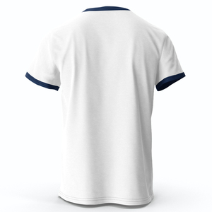 Polo à Manches Courtes Respirant et Décontracté en Coton Pur pour Homme, à Rayures Blanches, pour le Travail - Product Image 3