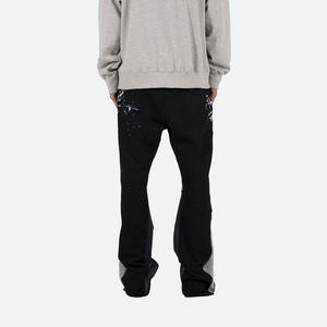 Pantalons de survêtement personnalisés pour hommes en tissu de coton respirant, confortable, à séchage rapide, style pattes d'éléphant tendance pour le sport 2026 - Product Image 5