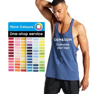 Mejor estilo Diseño único Entrenamiento Hombres Camiseta sin mangas Venta caliente Ligero Ecológico Gimnasio Camiseta sin mangas para hombres - Product Image 4