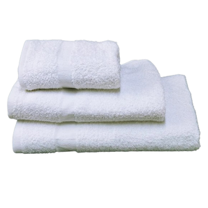 Serviette de bain blanche Cam Border, Collection de serviettes Cam classiques, Serviette à main Cam Border - Product Image 1