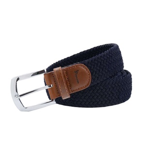 Men's Casual <b>Elastic</b> <b>Belt</b> Alloy Buckle Adjustable 110-130cm 3.5cm Width Custom Logo Eco-Friendly - Product Image 4