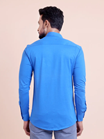 Kaos Rajut Lengan Panjang 100% Katun Bernapas, Laris Manis untuk Pria, Nyaman dan Serbaguna untuk Acara Santai & Formal